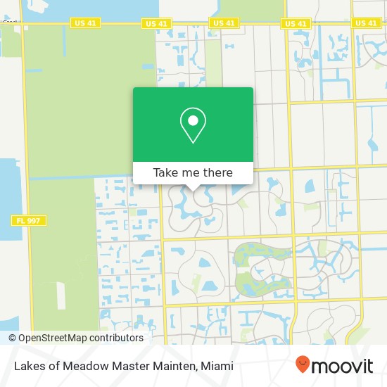 Mapa de Lakes of Meadow Master Mainten