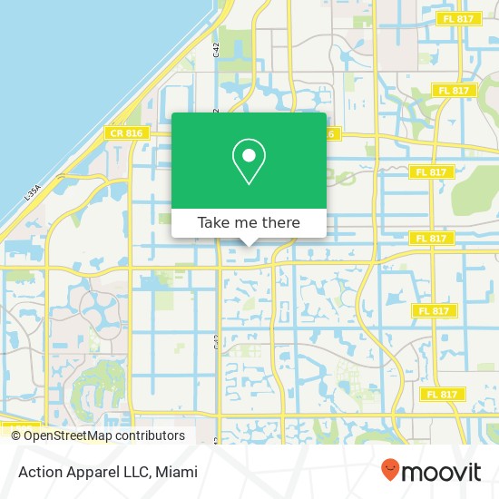 Action Apparel LLC map