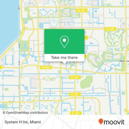 System H Inc map