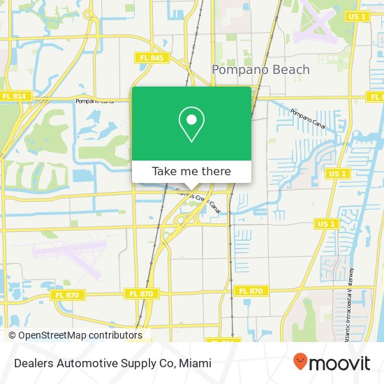 Mapa de Dealers Automotive Supply Co