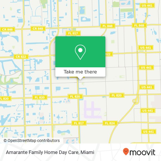 Amarante Family Home Day Care map