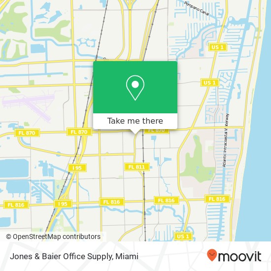 Mapa de Jones & Baier Office Supply