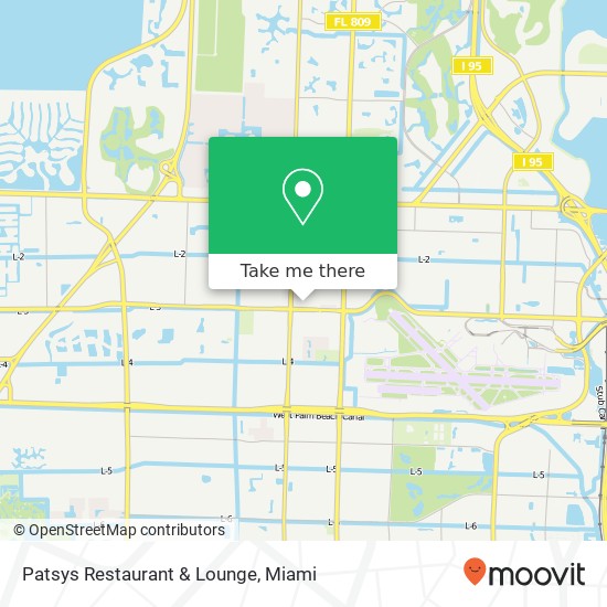 Patsys Restaurant & Lounge map