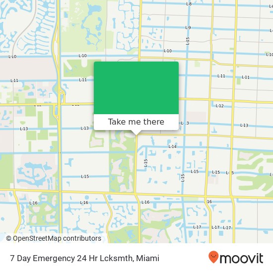 Mapa de 7 Day Emergency 24 Hr Lcksmth