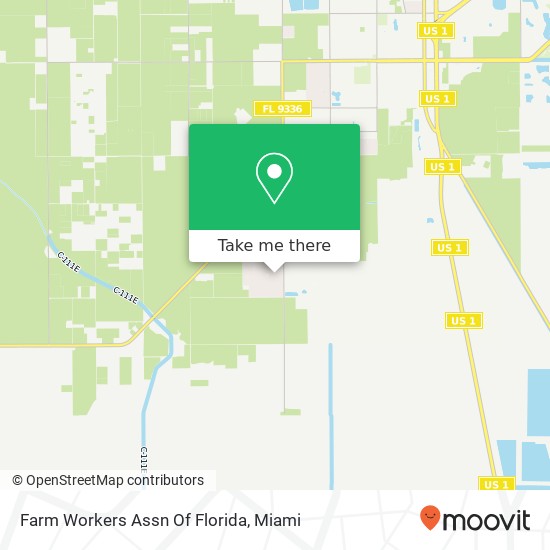 Farm Workers Assn Of Florida map