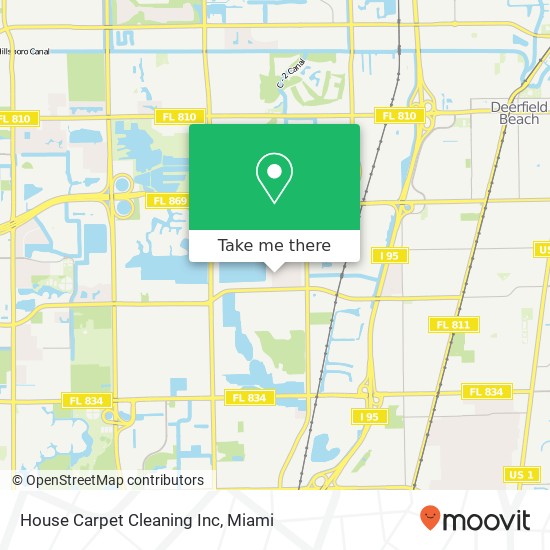 House Carpet Cleaning Inc map