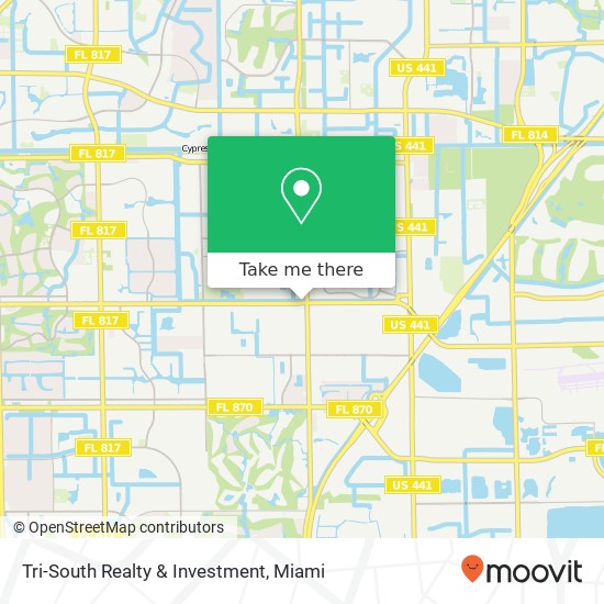 Mapa de Tri-South Realty & Investment