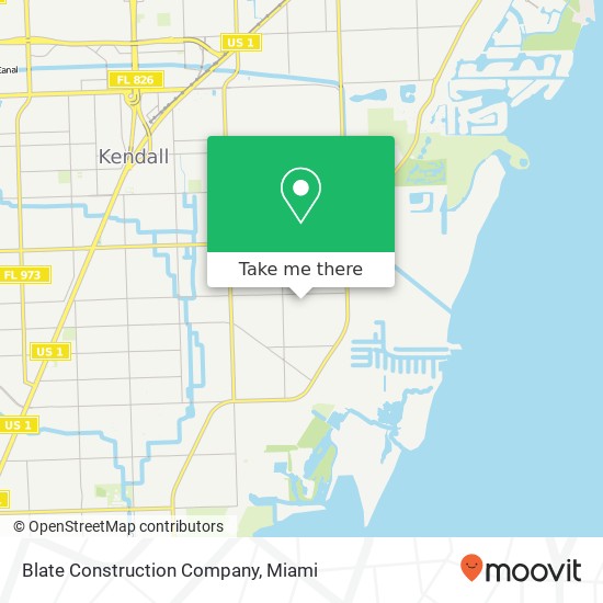 Mapa de Blate Construction Company