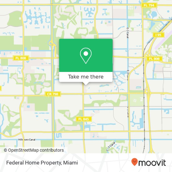 Federal Home Property map