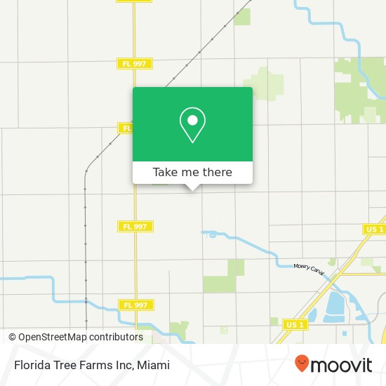 Mapa de Florida Tree Farms Inc