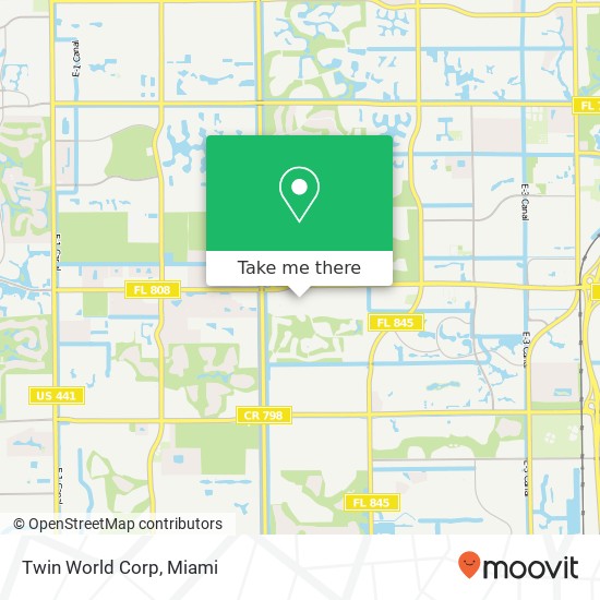 Mapa de Twin World Corp