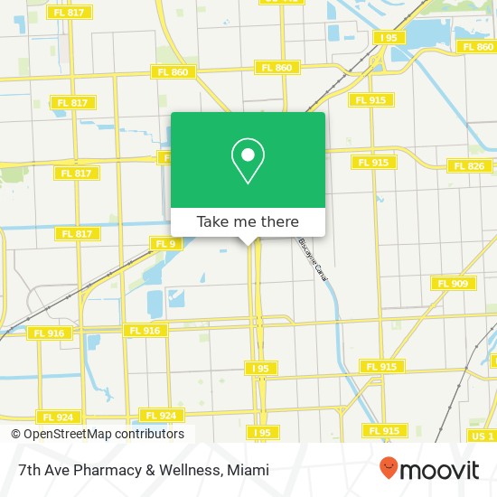 Mapa de 7th Ave Pharmacy & Wellness