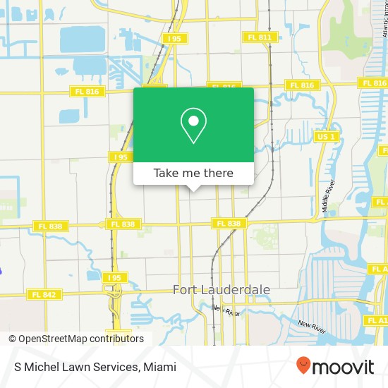 S Michel Lawn Services map