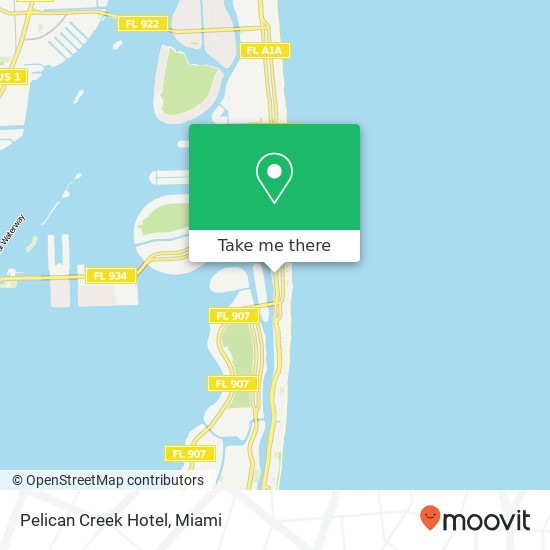 Pelican Creek Hotel map