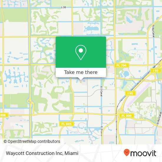 Mapa de Waycott Construction Inc