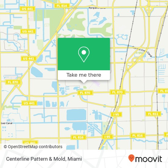 Mapa de Centerline Pattern & Mold