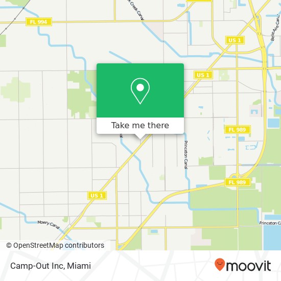 Mapa de Camp-Out Inc
