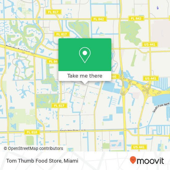 Tom Thumb Food Store map