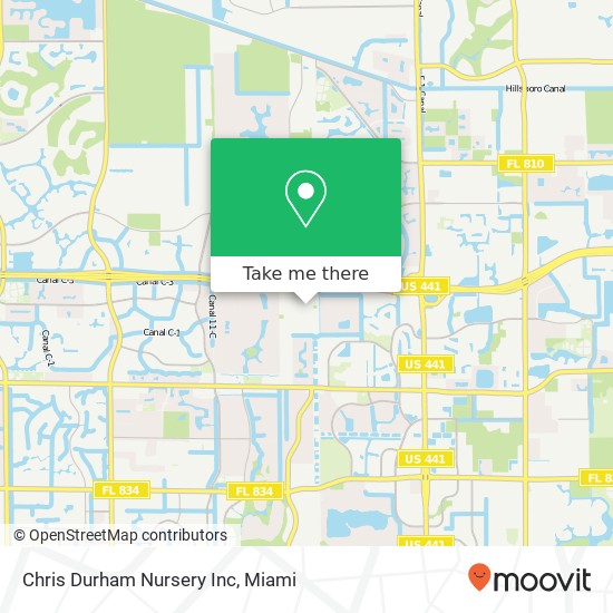 Chris Durham Nursery Inc map