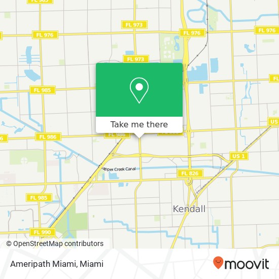 Ameripath Miami map