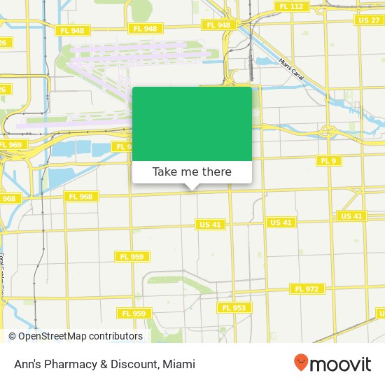 Ann's Pharmacy & Discount map