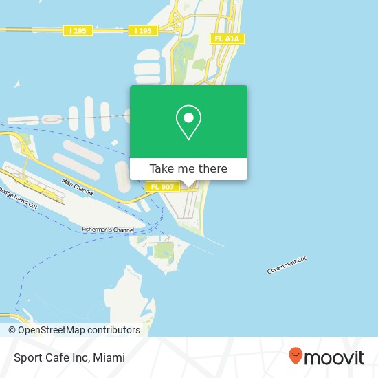 Mapa de Sport Cafe Inc