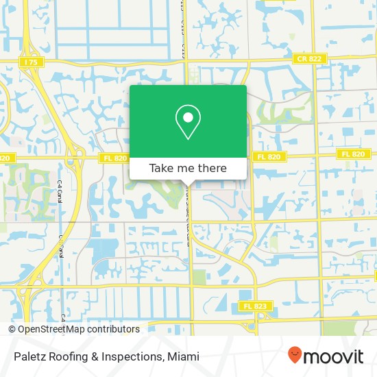 Paletz Roofing & Inspections map