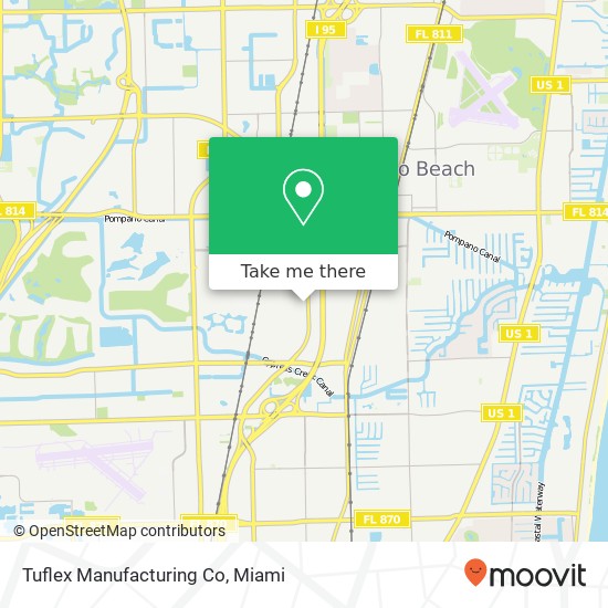 Tuflex Manufacturing Co map