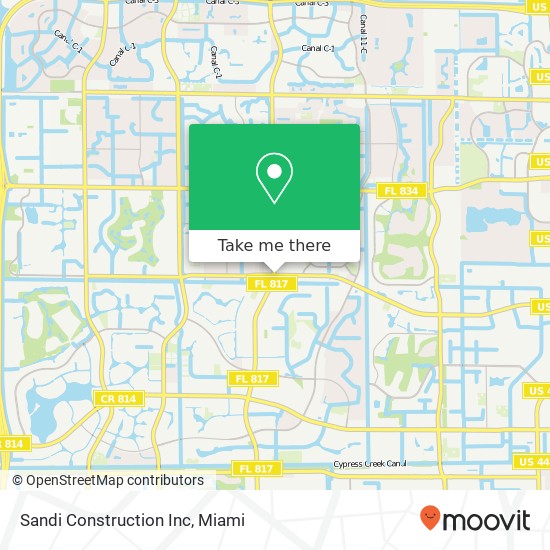 Sandi Construction Inc map