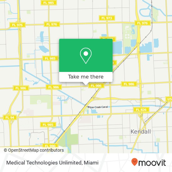 Mapa de Medical Technologies Unlimited