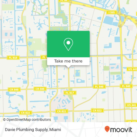 Davie Plumbing Supply map