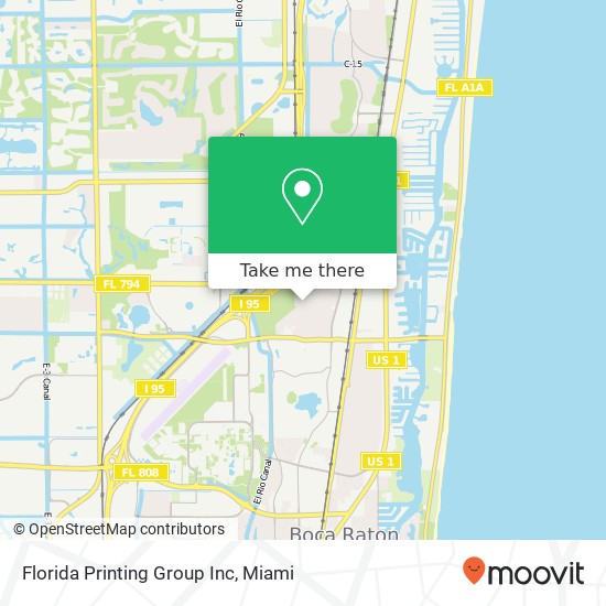 Florida Printing Group Inc map