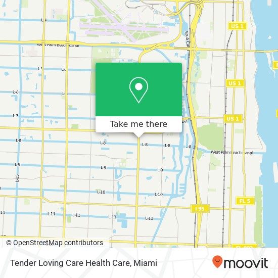 Tender Loving Care Health Care map