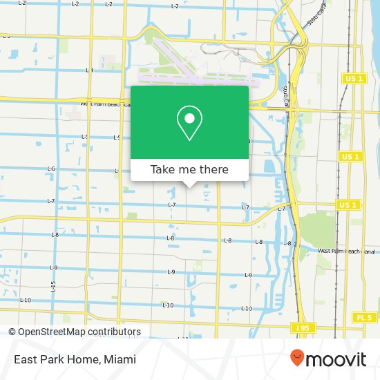 East Park Home map
