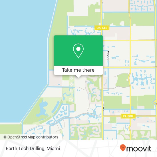 Earth Tech Drilling map