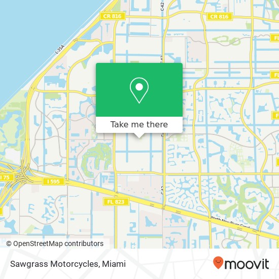 Mapa de Sawgrass Motorcycles