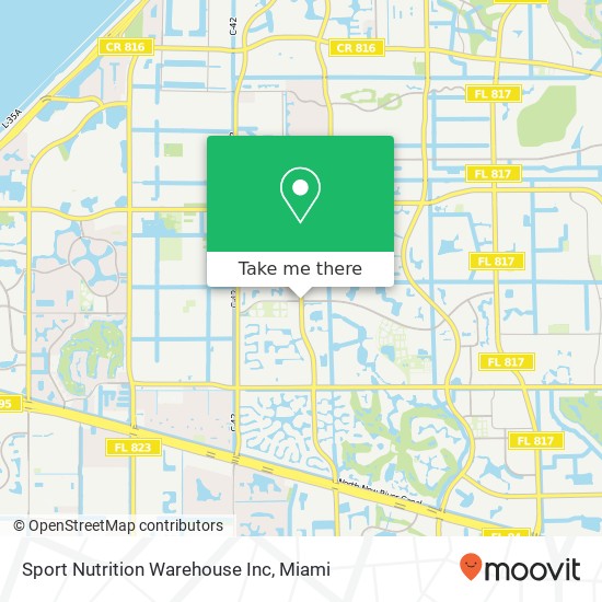 Mapa de Sport Nutrition Warehouse Inc