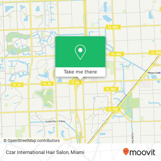 Czar International Hair Salon map