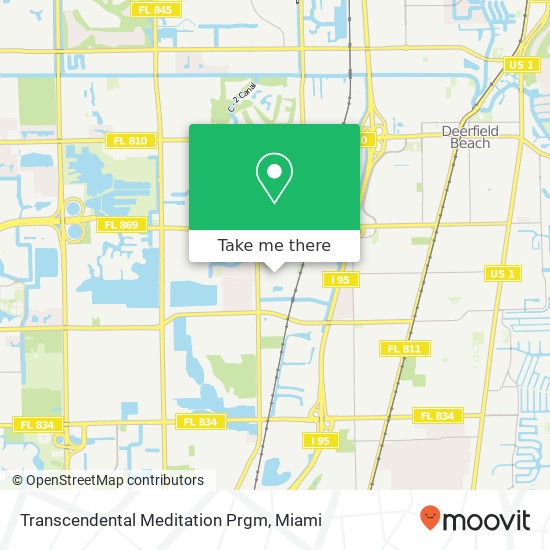 Transcendental Meditation Prgm map