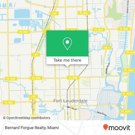 Bernard Forgue Realty map