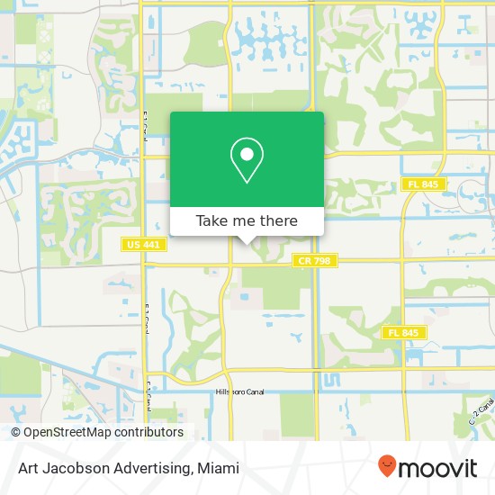 Mapa de Art Jacobson Advertising