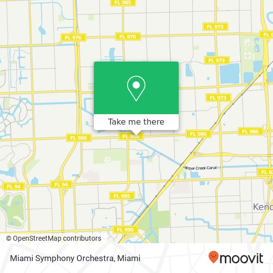 Mapa de Miami Symphony Orchestra