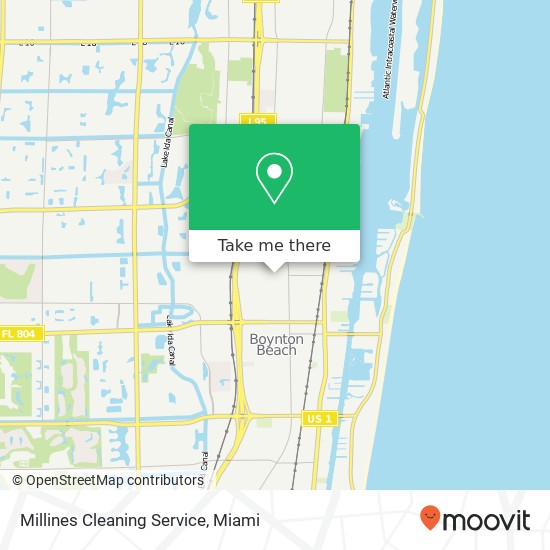 Millines Cleaning Service map