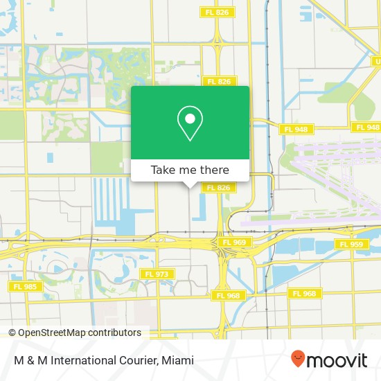 Mapa de M & M International Courier