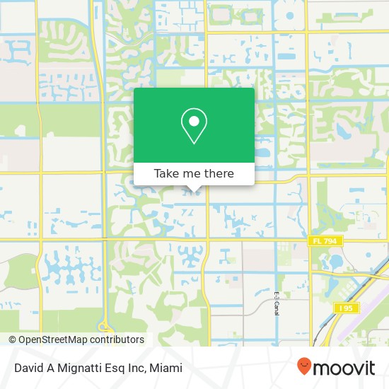 Mapa de David A Mignatti Esq Inc