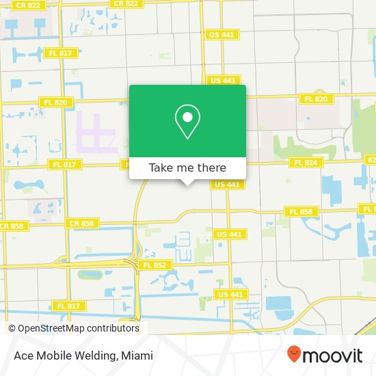 Mapa de Ace Mobile Welding