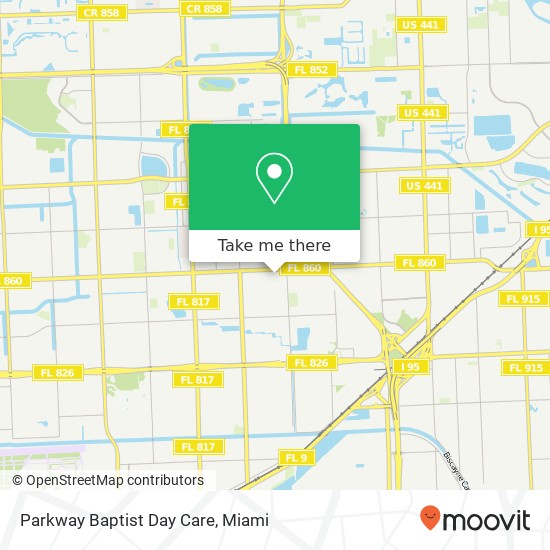 Mapa de Parkway Baptist Day Care