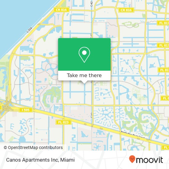 Canos Apartments Inc map