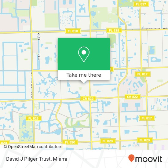 Mapa de David J Pilger Trust