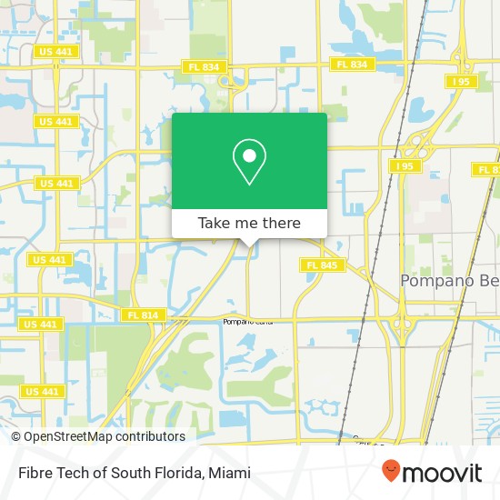 Mapa de Fibre Tech of South Florida